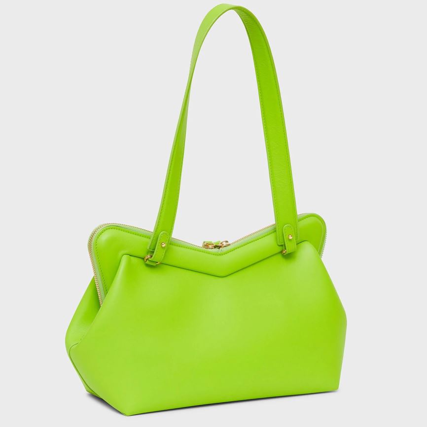 Women's Mansur Gavriel M Frame Shoulder Bags Light Green | AU 1685EK